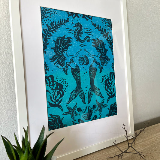 Dreamy Mermaids Cobalt