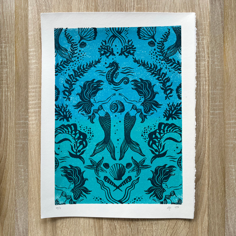 Dreamy Mermaids Cobalt