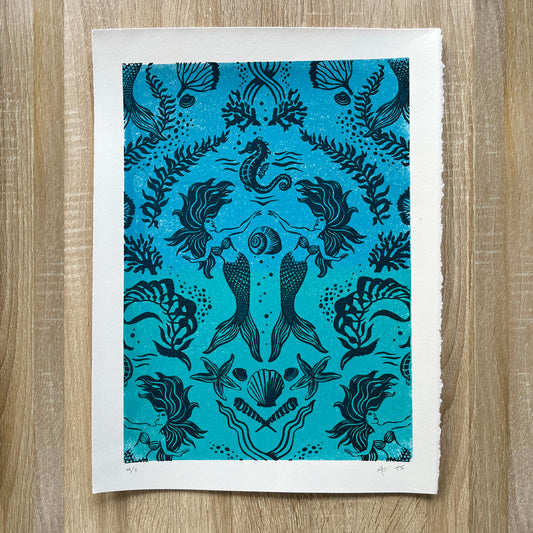 Dreamy Mermaids Cobalt
