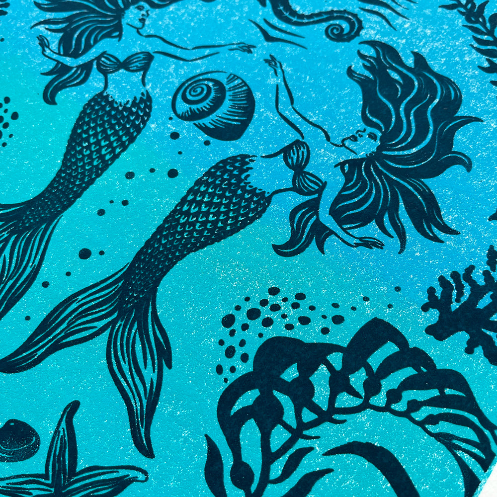 Dreamy Mermaids Cobalt
