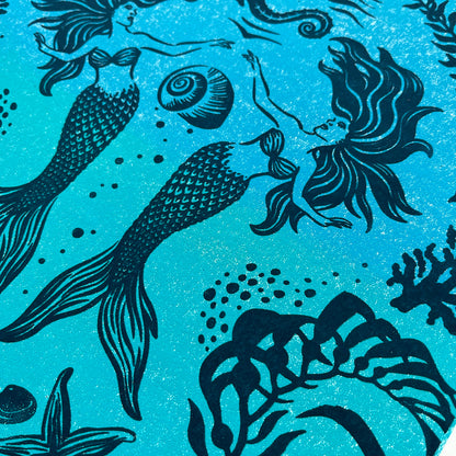 Dreamy Mermaids Cobalt