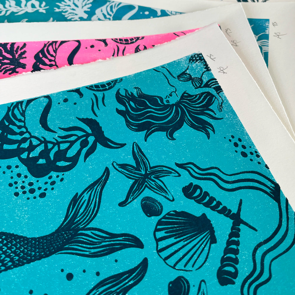 Dreamy Mermaids Cobalt