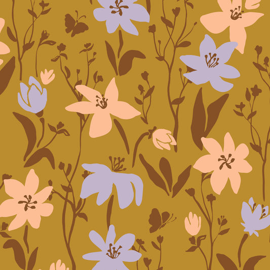 Happy Floral Ochre