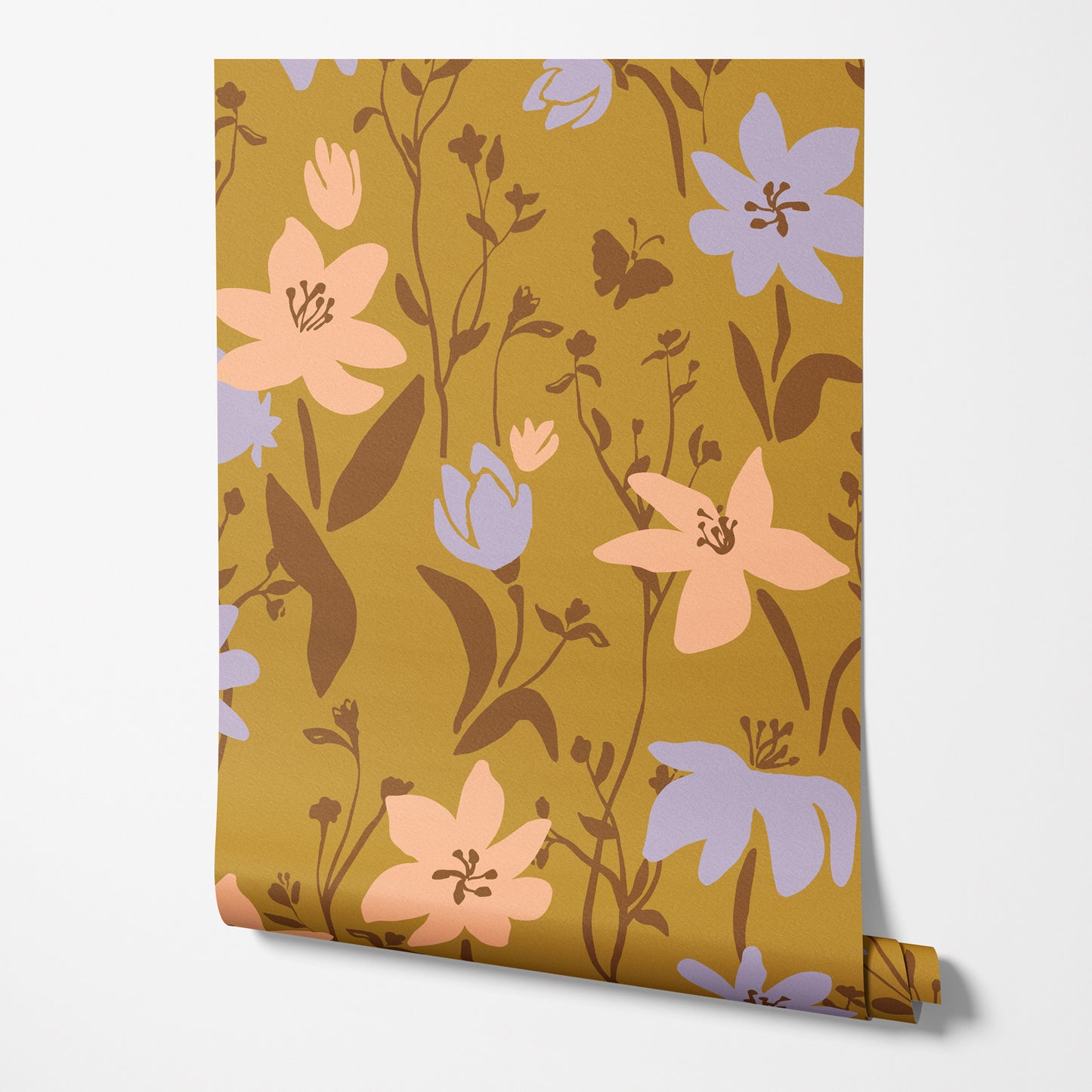 Happy Floral Ochre